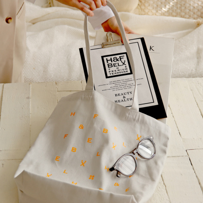 トートバッグ クールグレー[M便 1/1]｜ルイボスティー＆デカフェ