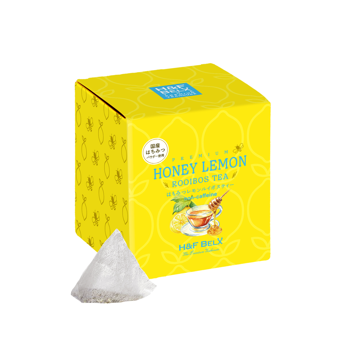 CUBE］はちみつレモンルイボスティー 2.0g×15包 CUBE型20包入り H&F