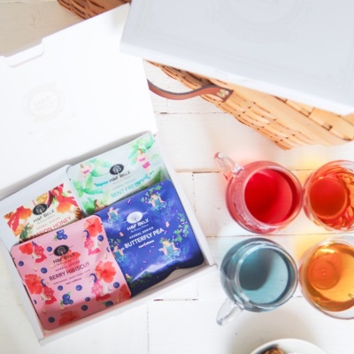 色も楽しめるカラーハーブティーセット Giftset H&F BELX ノンカフェ