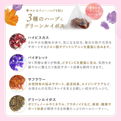母の日ギフト｜ルイボスティー＆ドライフルーツセット（ラッピング付き